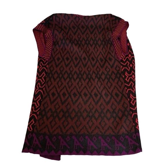 Woven Open Cardigan Sweater Lagenlook Free Size - Picture 7 of 7